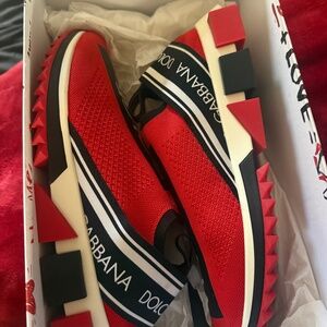 Dolce Gabanna Red sneakers